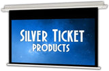 SIE-169112-G Silver Ticket 112" Diagonal 16:9 HDTV In-Ceiling Electric Projector Screen Grey Material