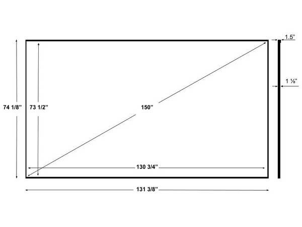 S7-169150-G Silver Ticket Thin Bezel, 150