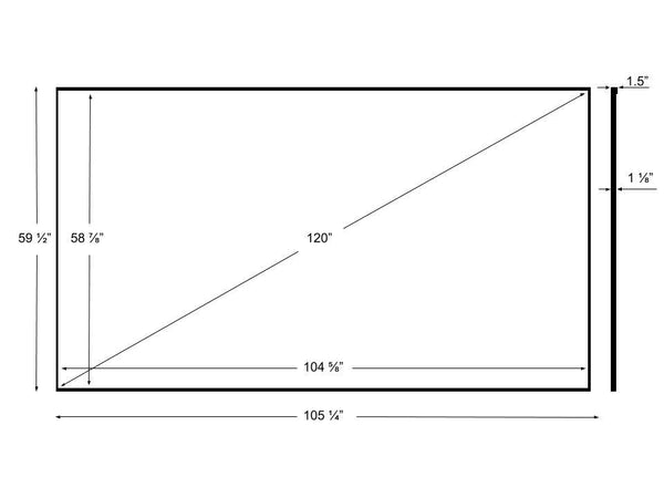 S7-169120-WAB Silver Ticket Thin Bezel, 120