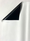 Silver Ticket Products Solid Front Projector Screen Material White Front / Black Backing - RAW Material 1.0 Gain HDTV 4K / 8K