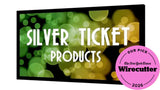 STR-169100 Silver Ticket, 100" 16:9 4K / 8K Fixed Frame Projector Screen, White Material