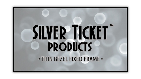 S7-169106-ECLIPSE Silver Ticket Products Thin Bezel, 106" Diagonal, 16:9 Cinema Format, 4K Ultra HD Ready, HDTV (6 Piece Fixed Frame) Projector Screen, UST Ultra Short Throw ALR Ambient Light Rejecting Material