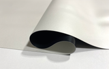 Silver Ticket Products Solid Front Projector Screen Material High Gain White Front / Black Backing - RAW Material 2.2 Gain HDTV 4K / 8K