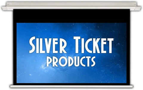 Silver Ticket Products In-Ceiling Electric Projector Screen
