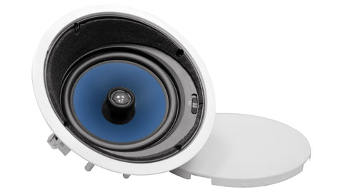 Angled in ceiling center channel deals speaker