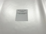 Silver Ticket Products Solid Front Projector Screen Material High Gain White Front / Black Backing - RAW Material 2.2 Gain HDTV 4K / 8K