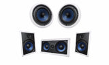 Silver Ticket Products 6.5" Surround Sound Audio Speaker System In Wall & Ceiling Flush