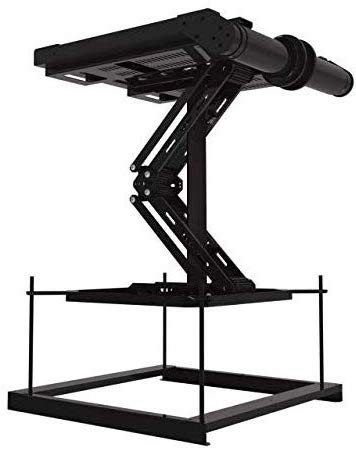 STR-Lift-EB.5 Silver Ticket Products LCD/DLP Motorized Projector Lift (Electric Ceiling Mount, Automated, Remote Control) 20" Max Travel Black