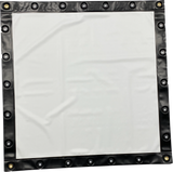 LVMWB10-6x18-3 Finished Edge Large Venue Screens - Matte White Front Projection with black backing 10'-6"x18'-3"